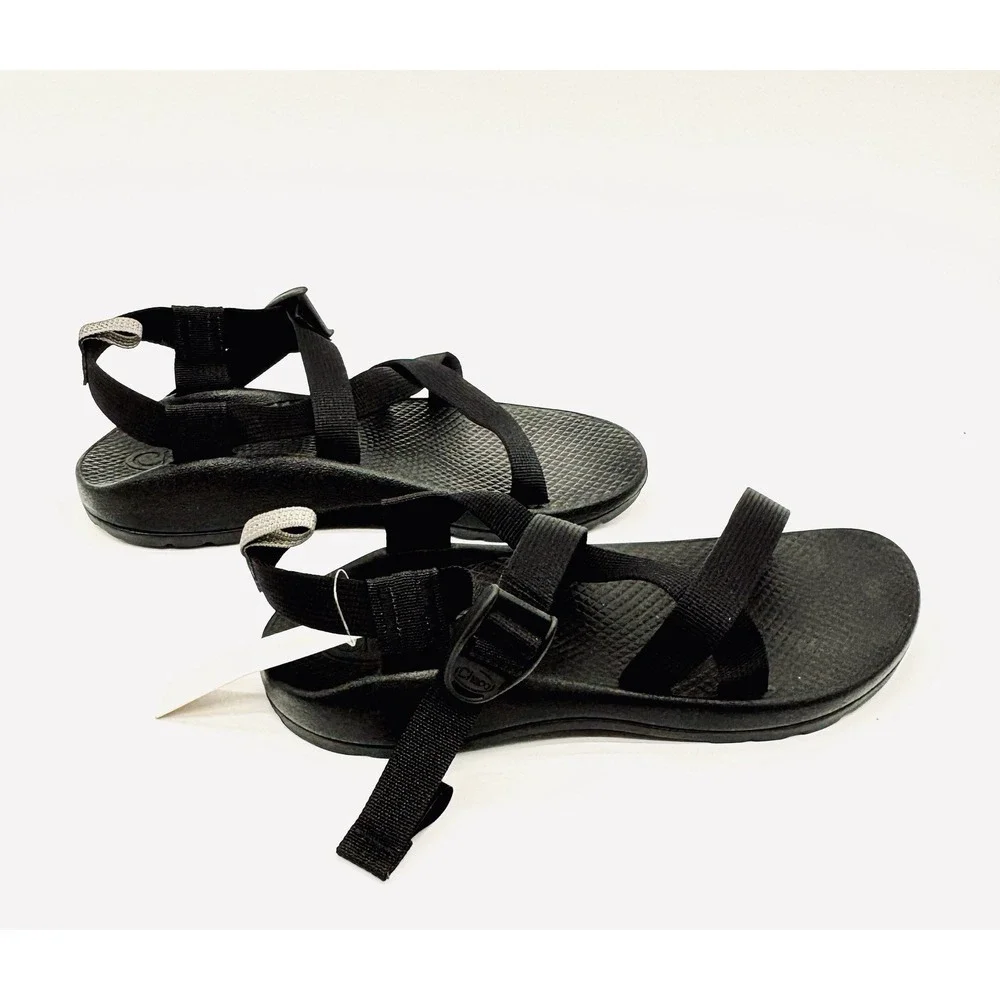 Chaco Z/1 EcoTread Outdoors Walking Sandal Big Kid Black - Unisex Size 6M New